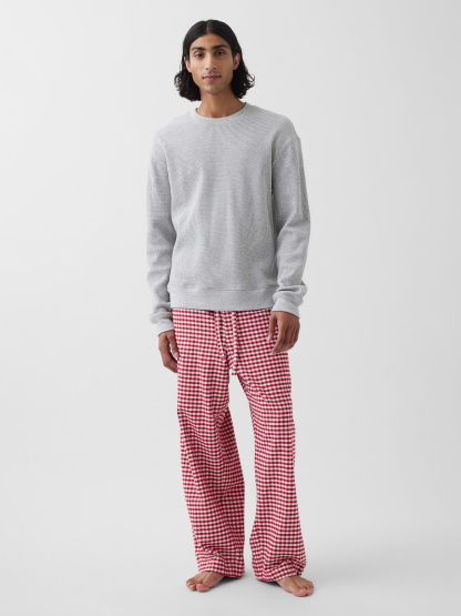 Adult Softest Flannel PJ Pants - Red gingham