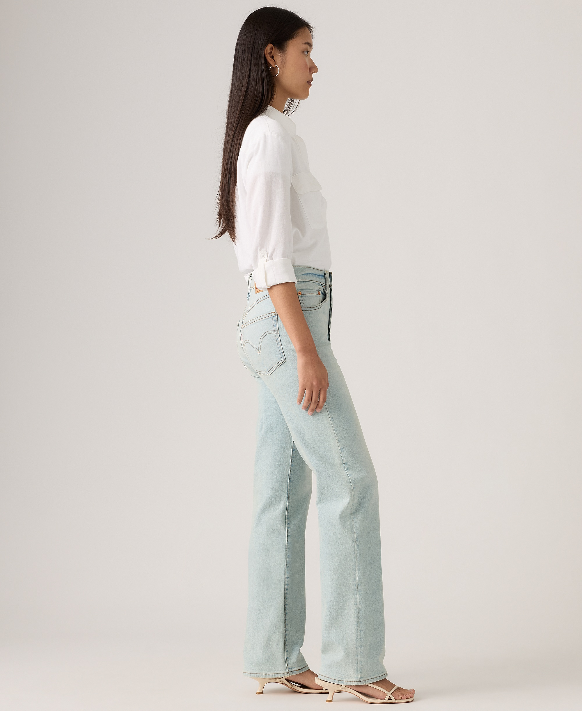 Levi's Women's Ribcage High-Rise Straight Full Length Jeans - Project Parallel