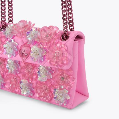 Kurt Geiger London Medium Kensington Flower Bag - Pink - view 6