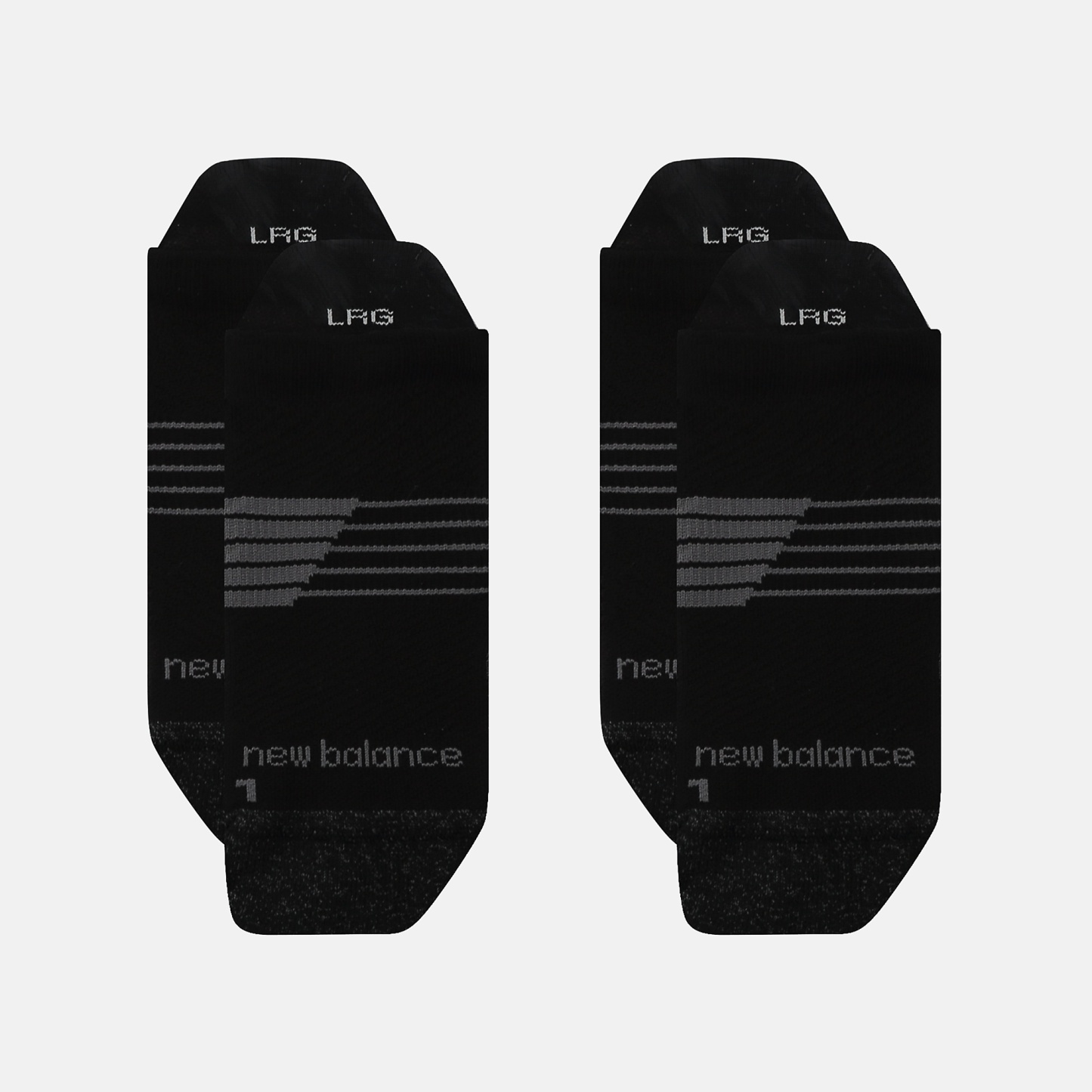 New Balance Pro Training Cushion Tab Socks 2 Pack, LAS25143BK