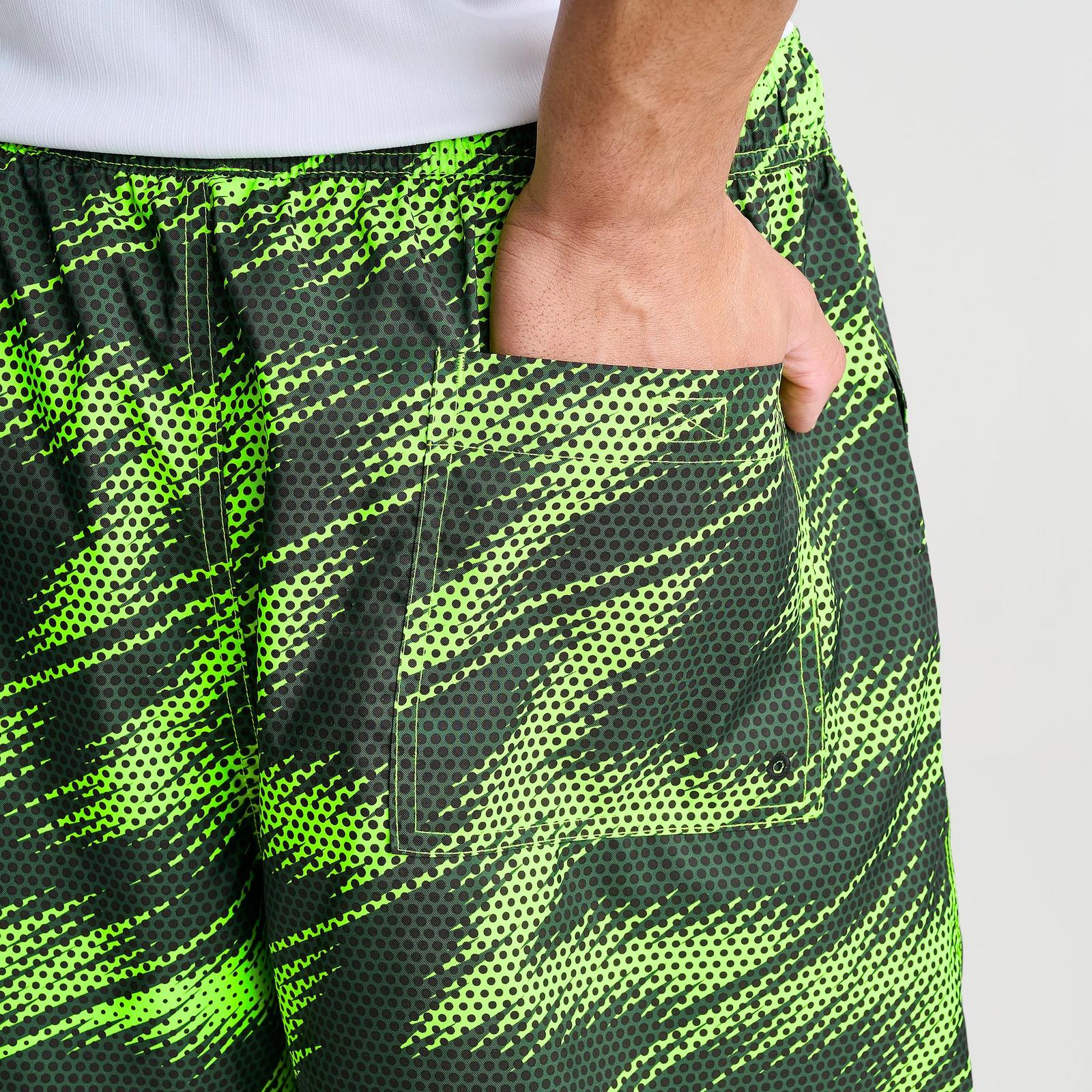 Men's Nike Club Nigeria Soccer Flow Shorts - Electric Green/Pro Green/Electric Green