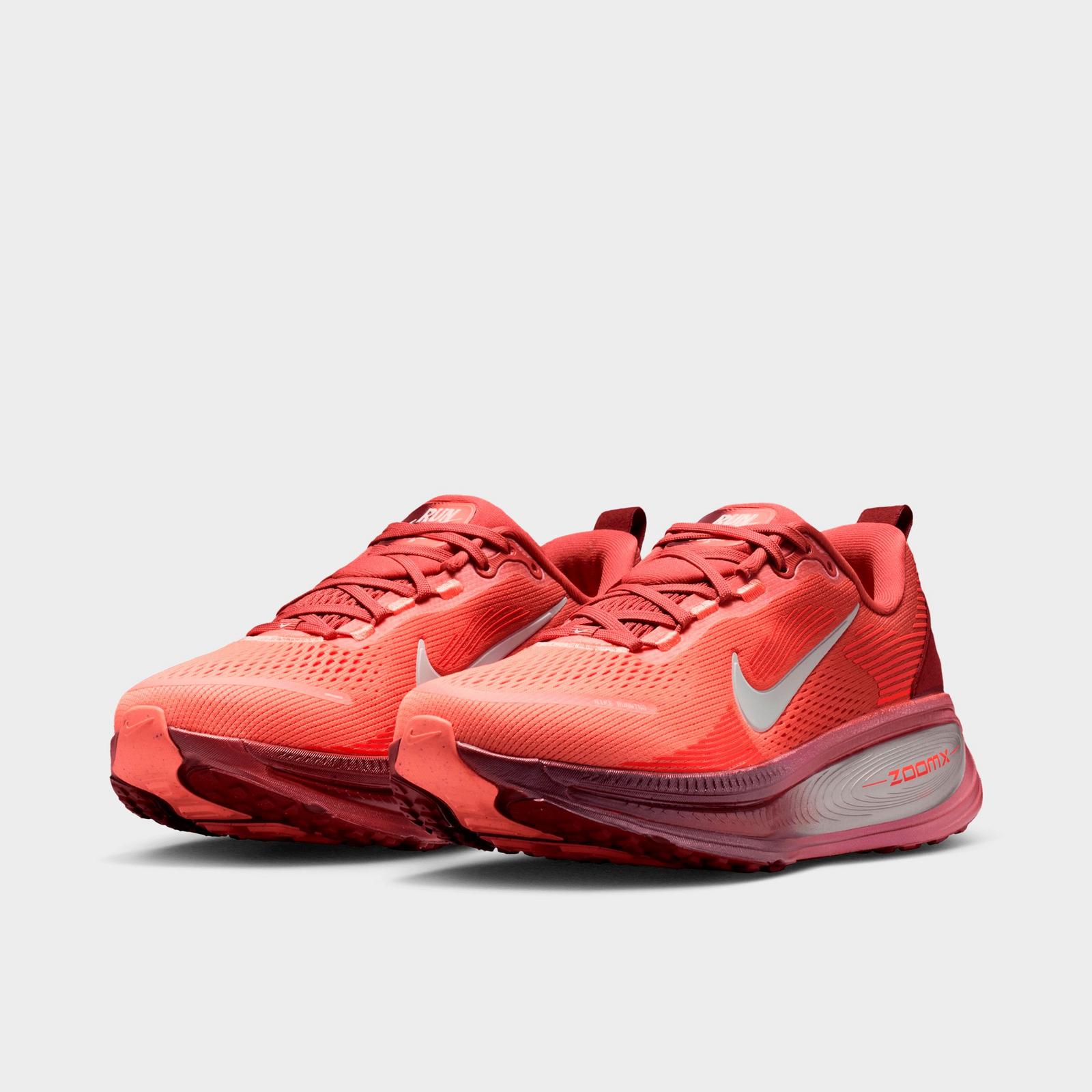 Women's Nike Vomero 18 SE Running Shoes - Light Redwood/Bright Crimson/Atomic Pink/Barely Green