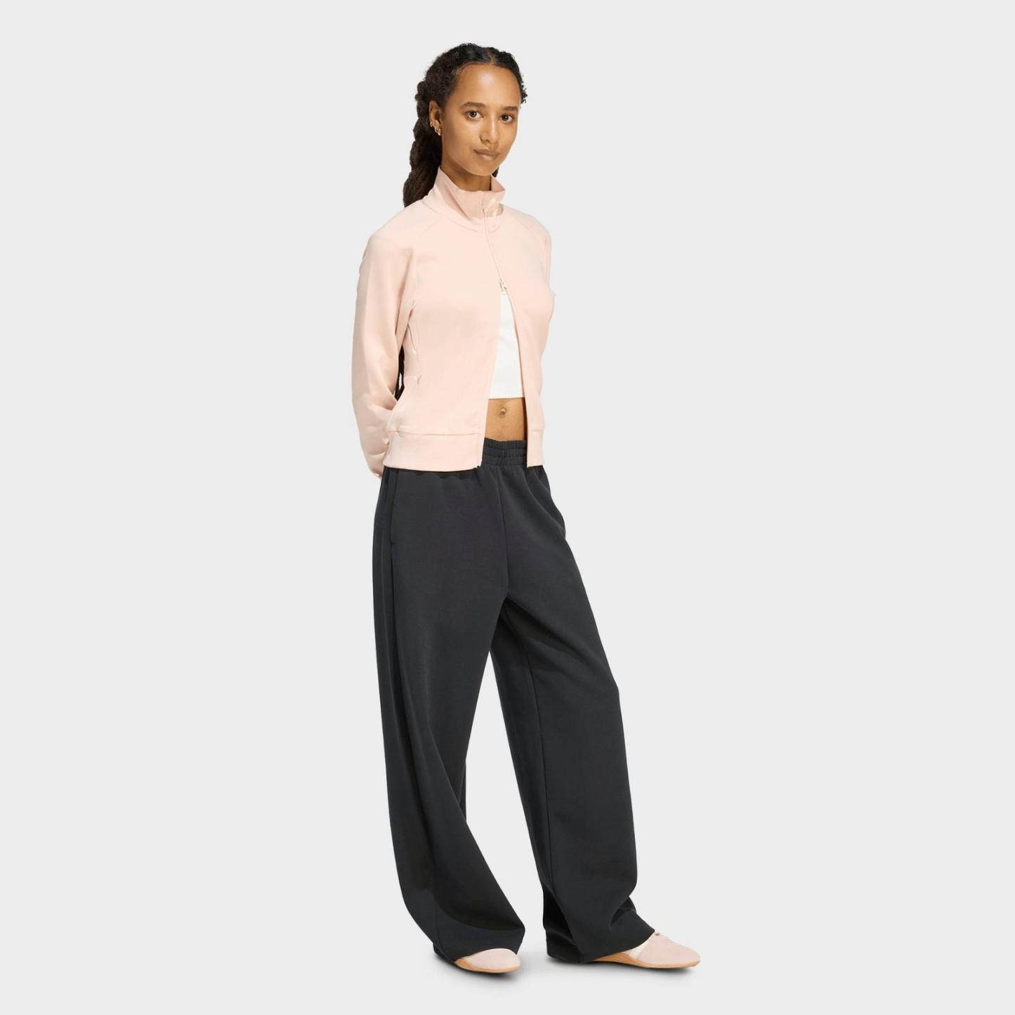 Women's adidas Sportswear Soft Lux Slim Track Top - Blush Pink - view 2