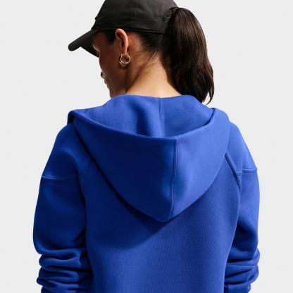 Women's Nithtke Sportswear Tech Fleece Windrunner Full-Zip Hoodie - Old Royal/Black