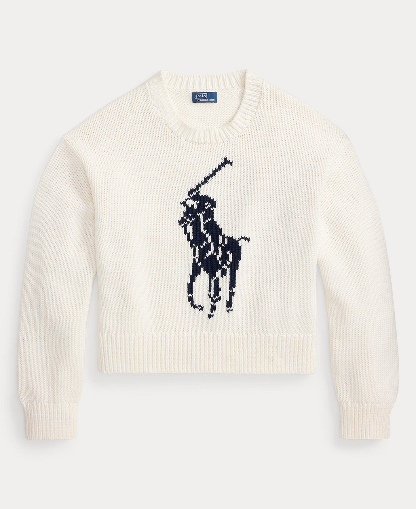 Polo Ralph Lauren Women's Big Pony Crewneck Sweater - White