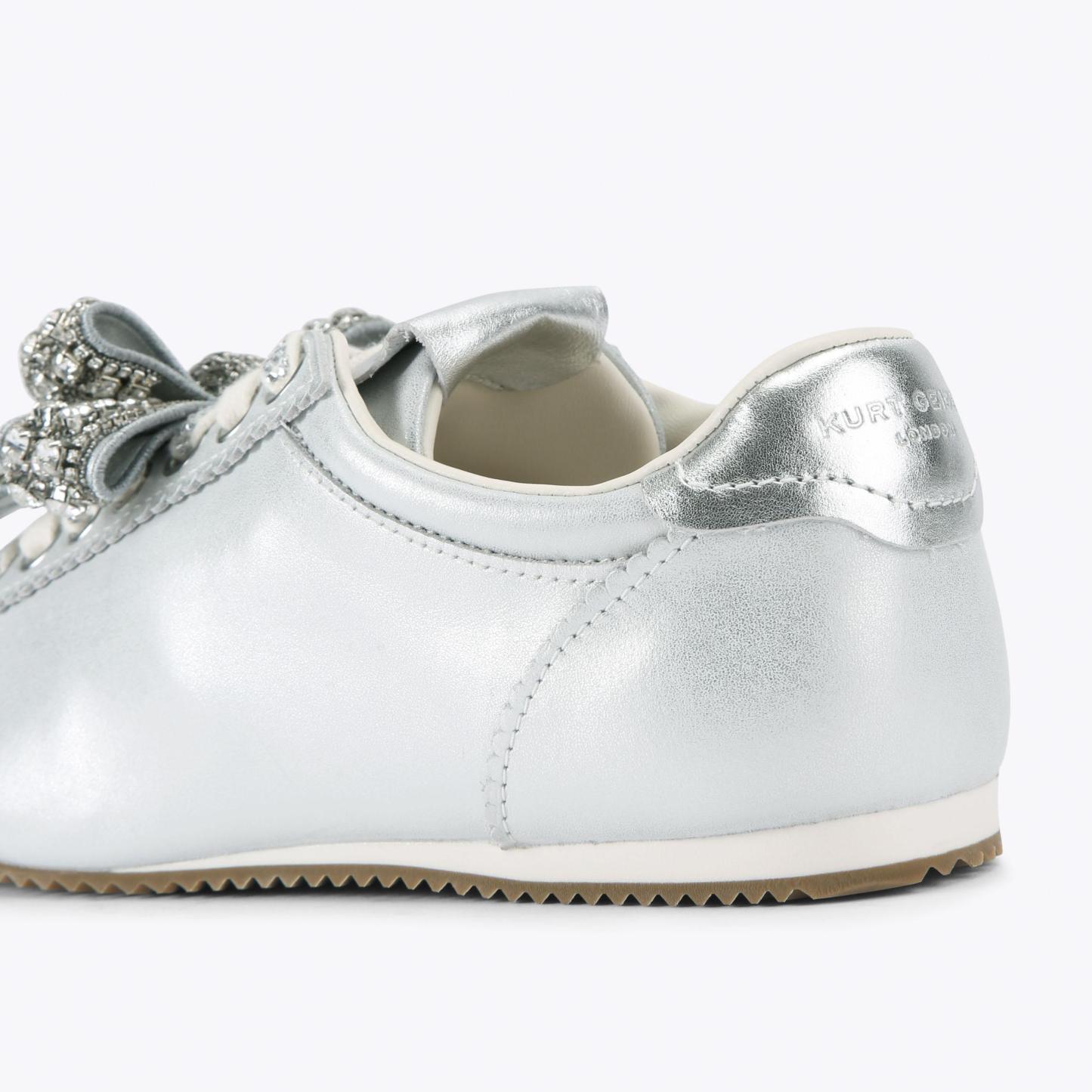 Kurt Geiger London Islington Bow Sneaker - White - view 4