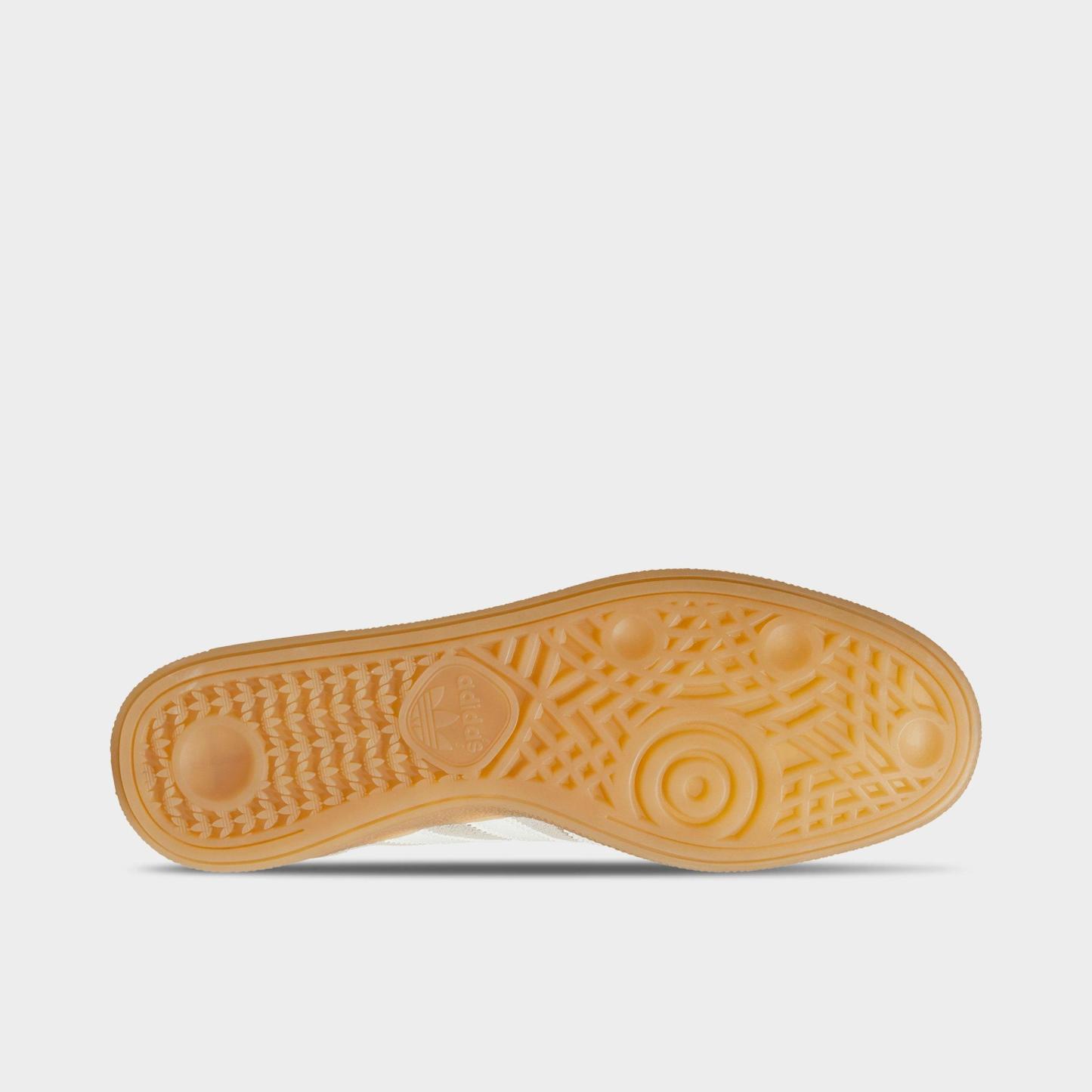 Men's adidas Originals Handball Spezial Casual Shoes - Part 2 - Khaki/Off White/Gum - Bottom view