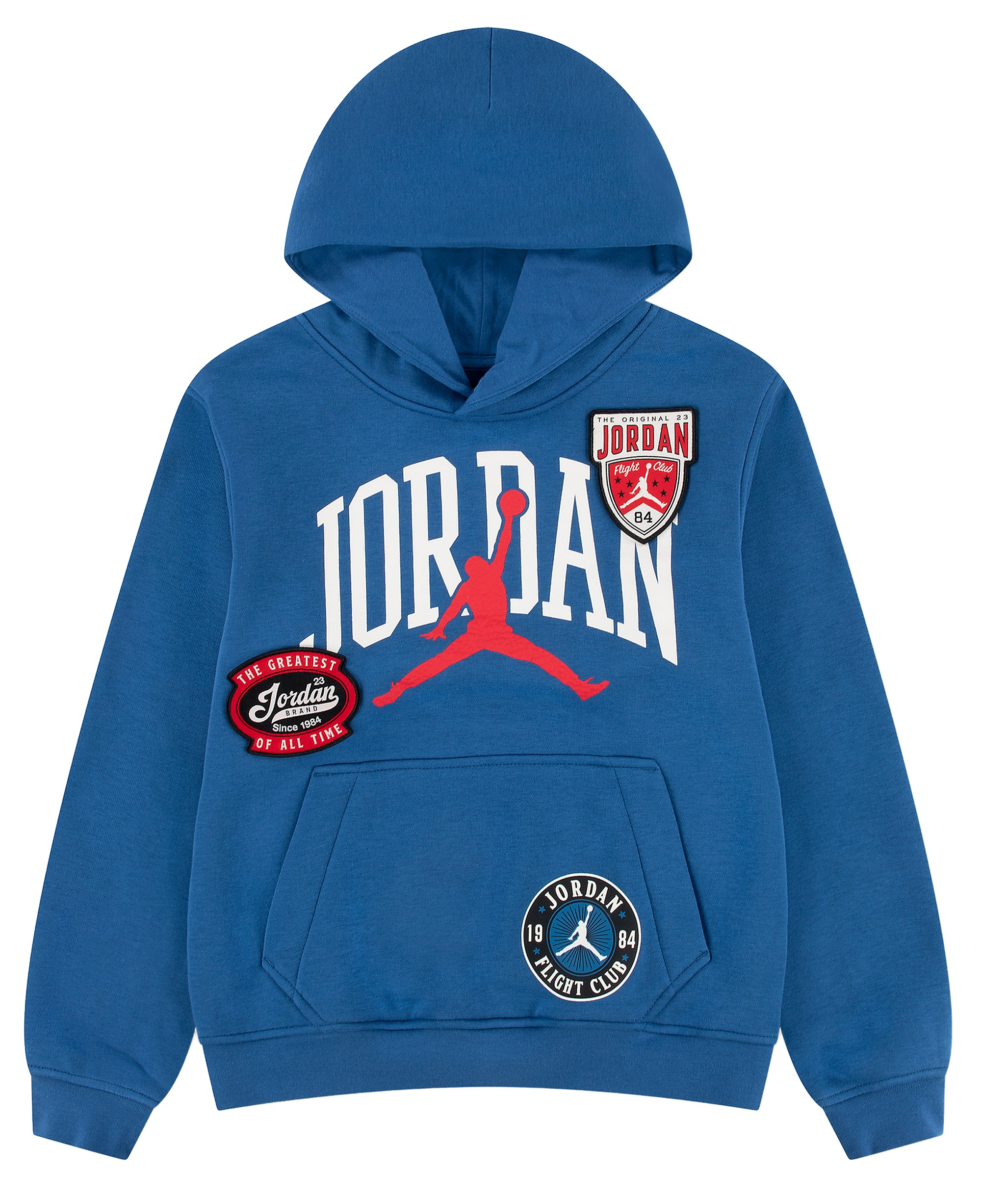 Jordan Boys' 8-20 Highway Arch Long-Sleeve Hoodie - Blue