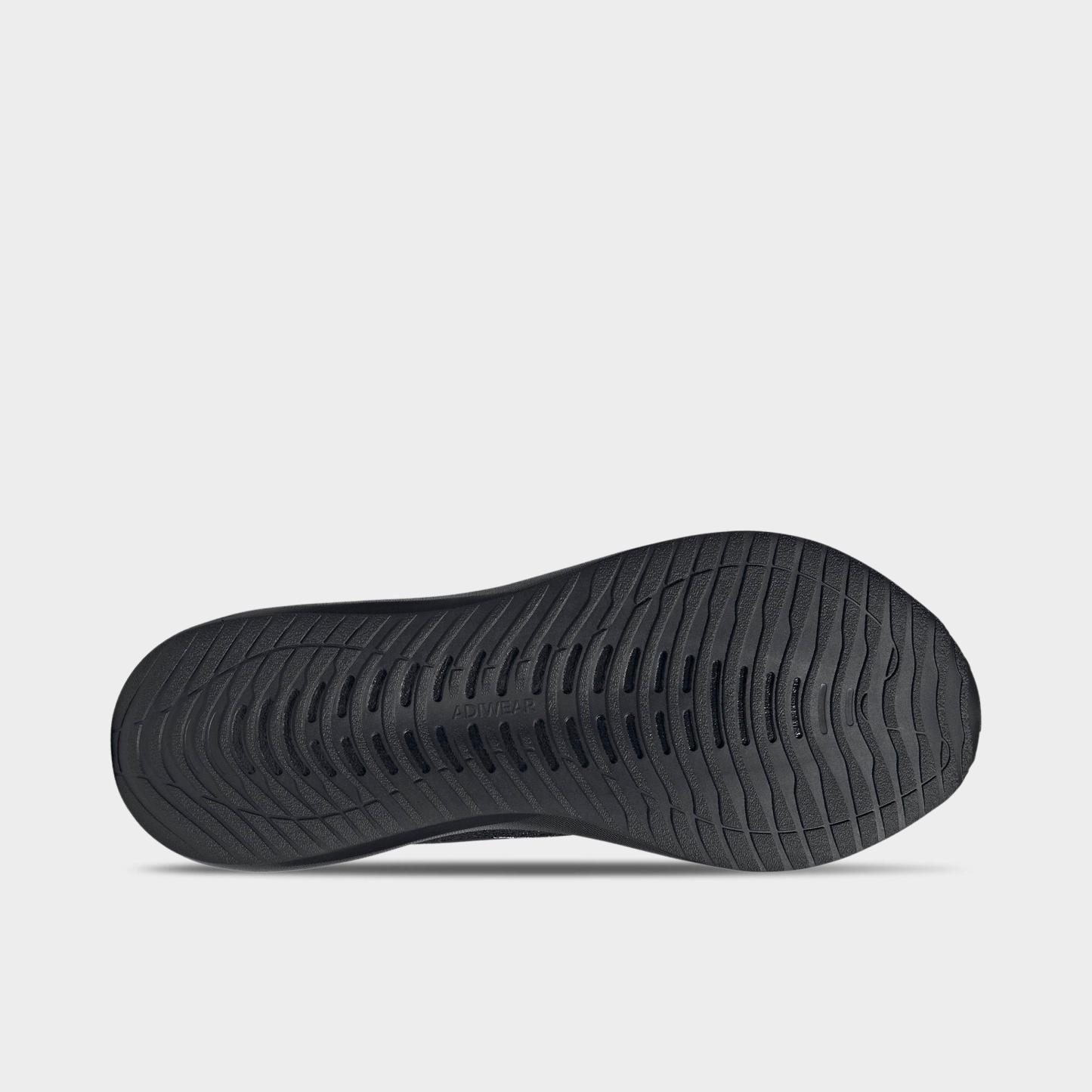 Men's adidas Runfalcon 6 Cloudfoam Running Shoes - Core Black/Core Black/Core Black - Bottom view
