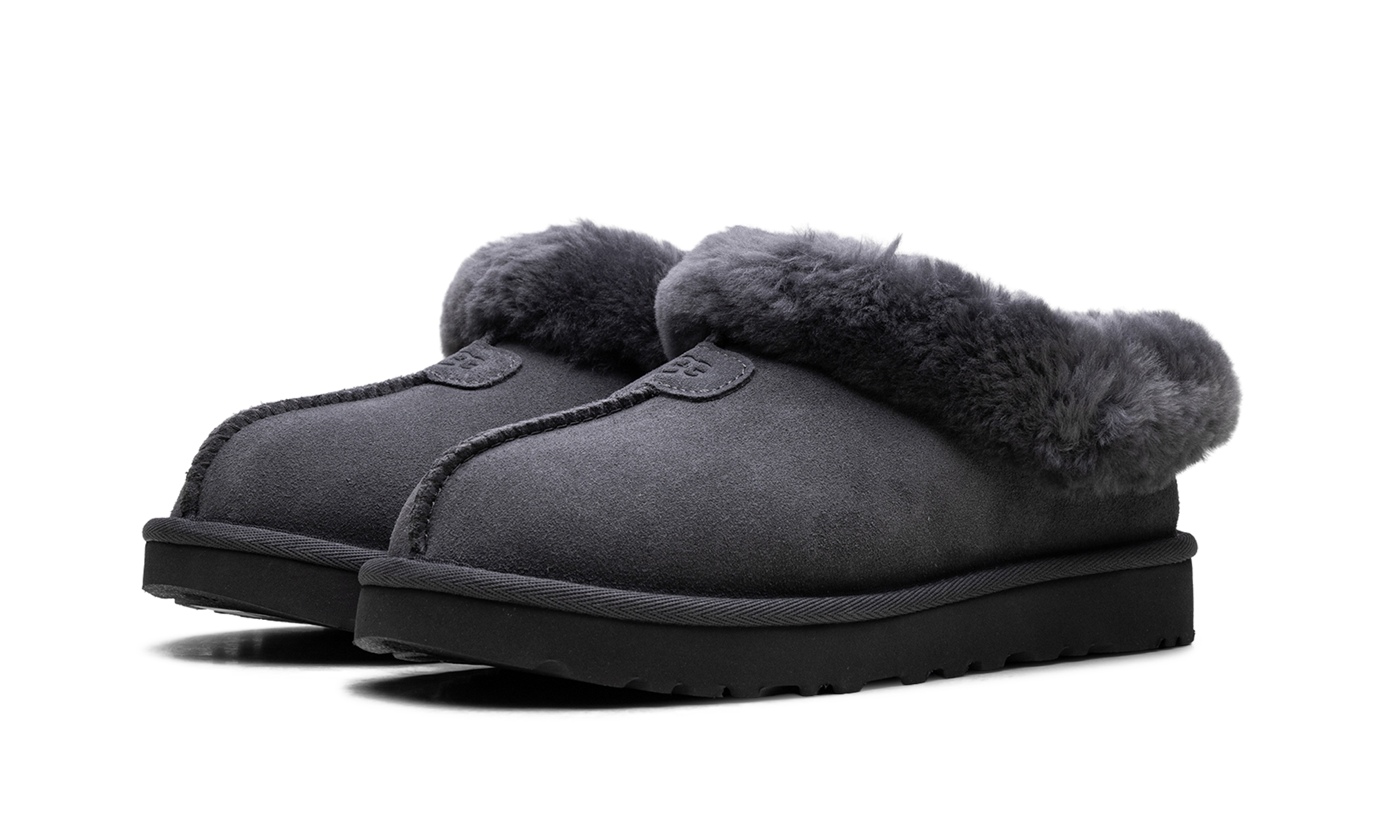Tazzette Genuine Shearling Collar Slipper WMNS "Obsidian" 1134810 OBS - view 2