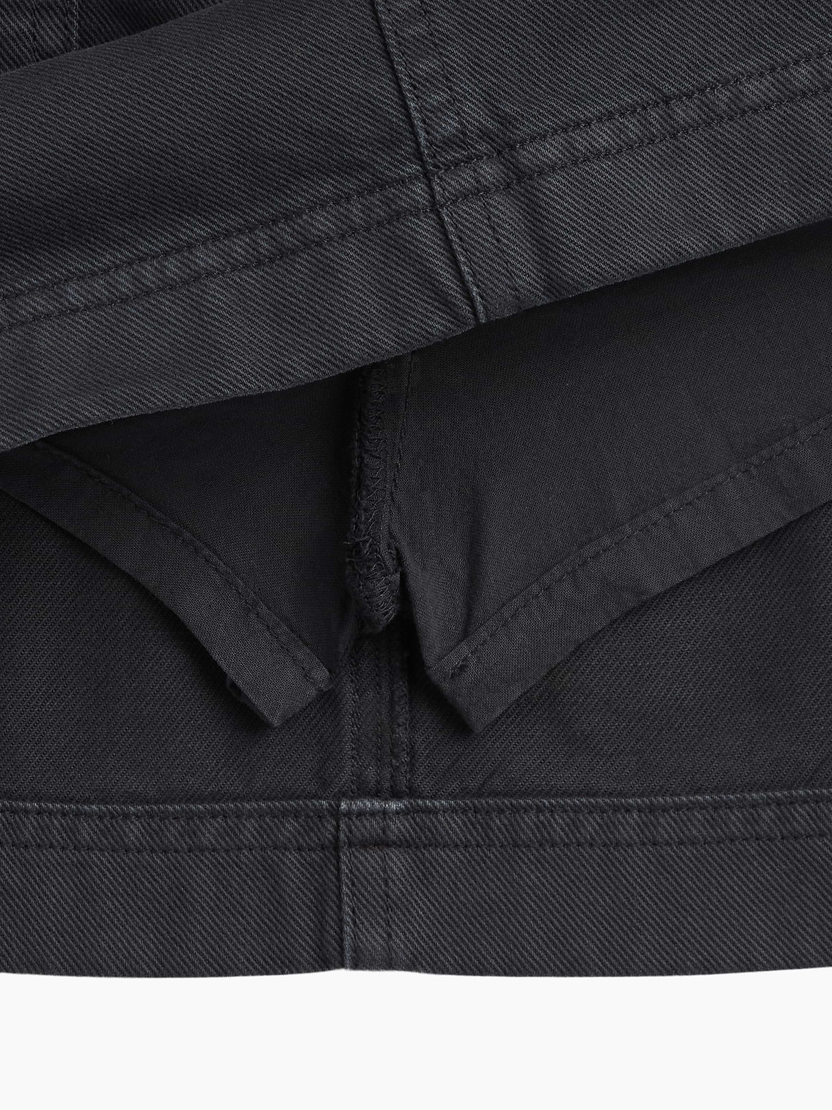 High Rise Mini Utility Skort - True black