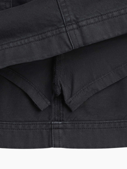 High Rise Mini Utility Skort - True black