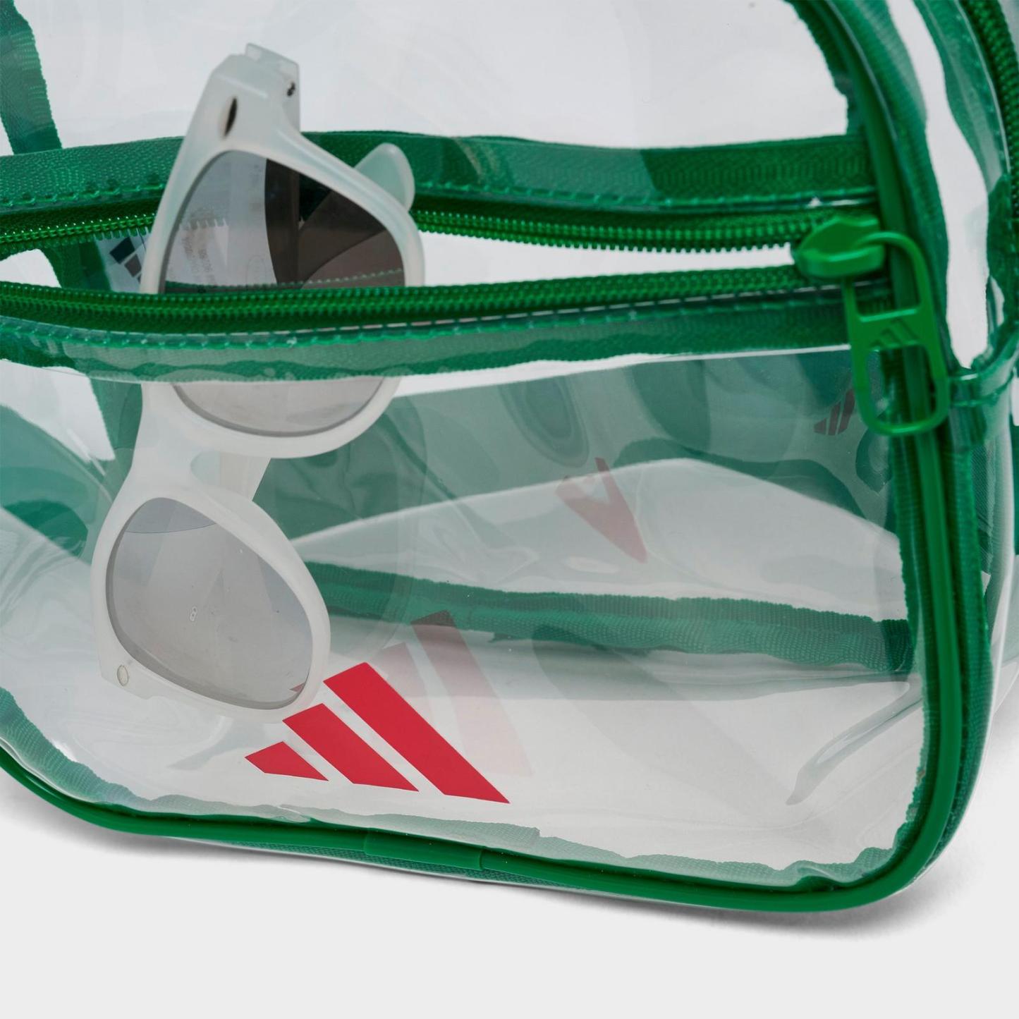 adidas Mexico Official Emblem Clear Bag - Clear/Green - view 8
