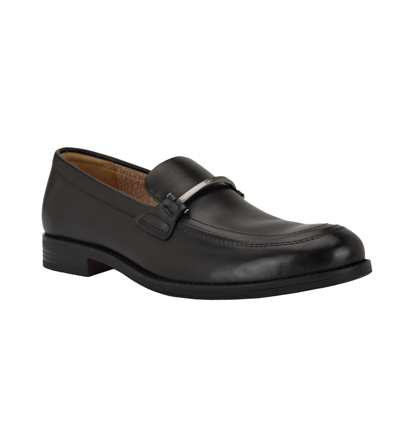Tommy Hilfiger Men's Jezzon Leather Dress Loafers - Black Leather