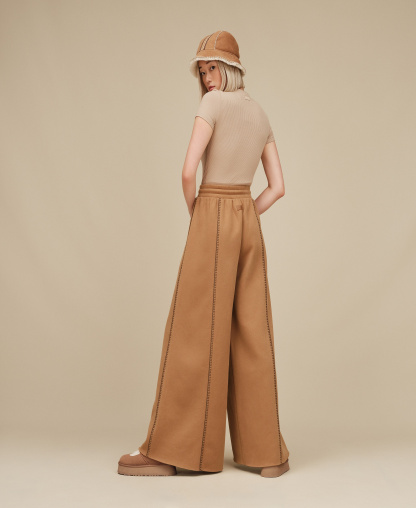 UGG Women's Classic Extra Wide-Leg Pants - Chestnut