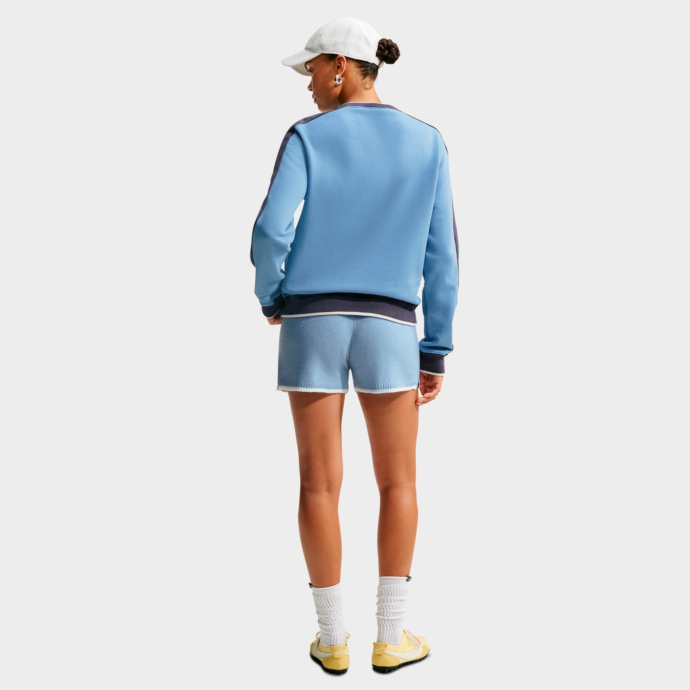 Women's Nithtke Studio Fleece Medium Weight Crewneck Sweatshirt - Work Blue/Gridiron/Sail
