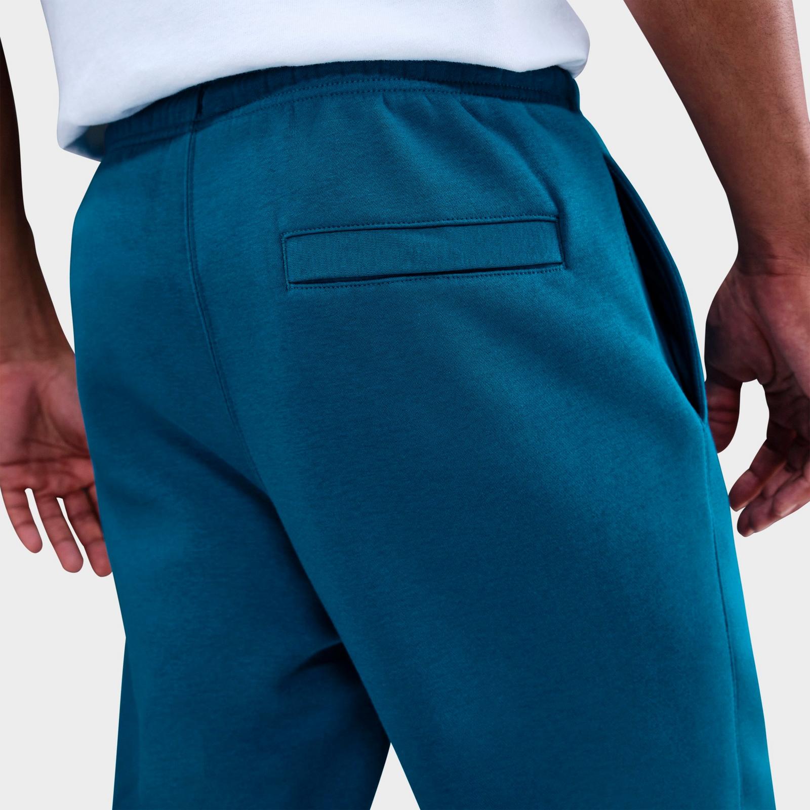 Men's Nike Club Fleece Premium Jogger Pants - Green Abyss/Green Abyss/White