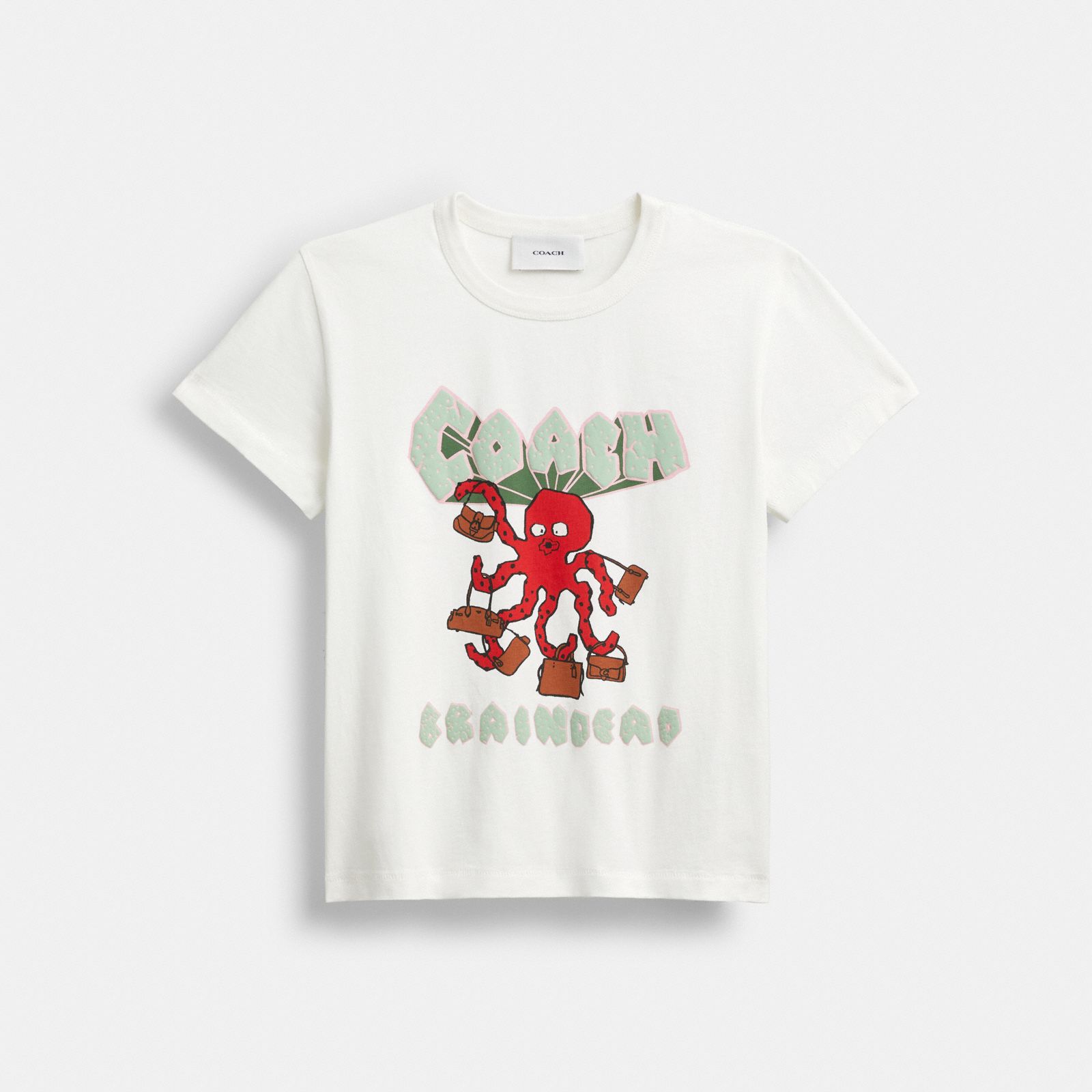 Coach | Brain Dead Octopus 90's T-Shirt - White