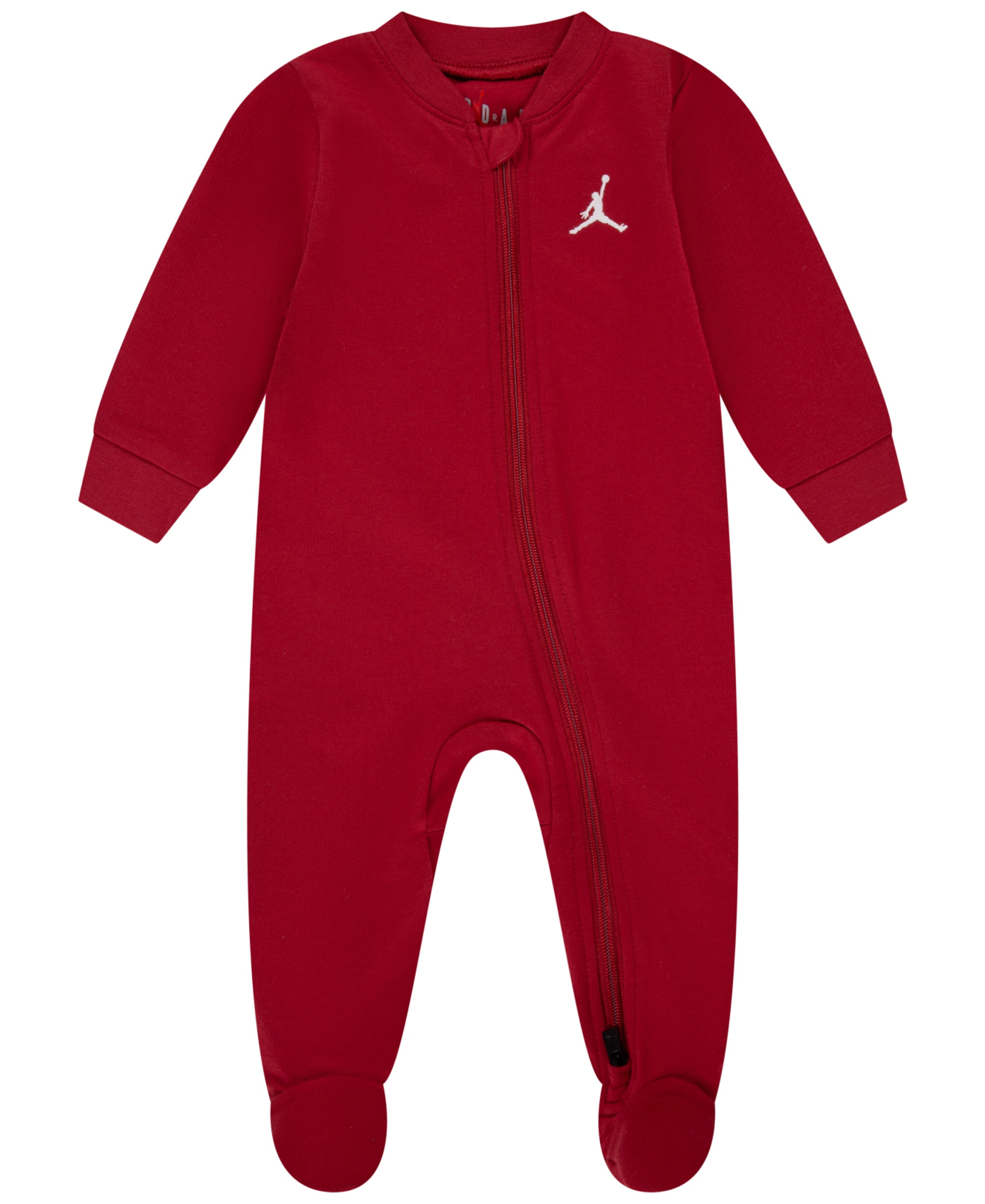 Jordan Baby Boy and Girl Jump Man Footed Coverall - Gym Red