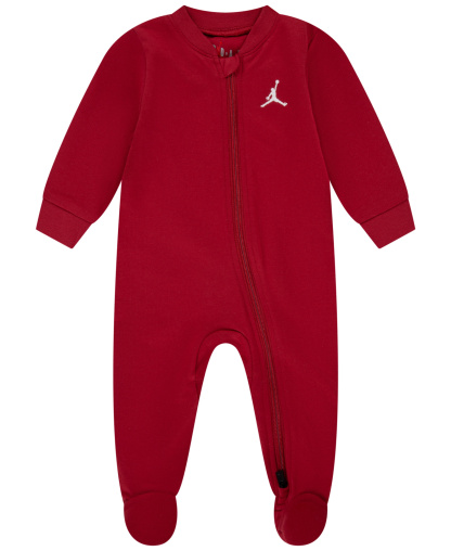 Jordan Baby Boy and Girl Jump Man Footed Coverall - Gym Red
