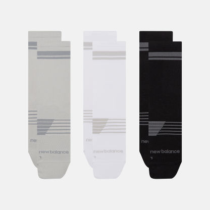 New Balance Pro Run Crew Socks 3 Pack, LAS35102AS1