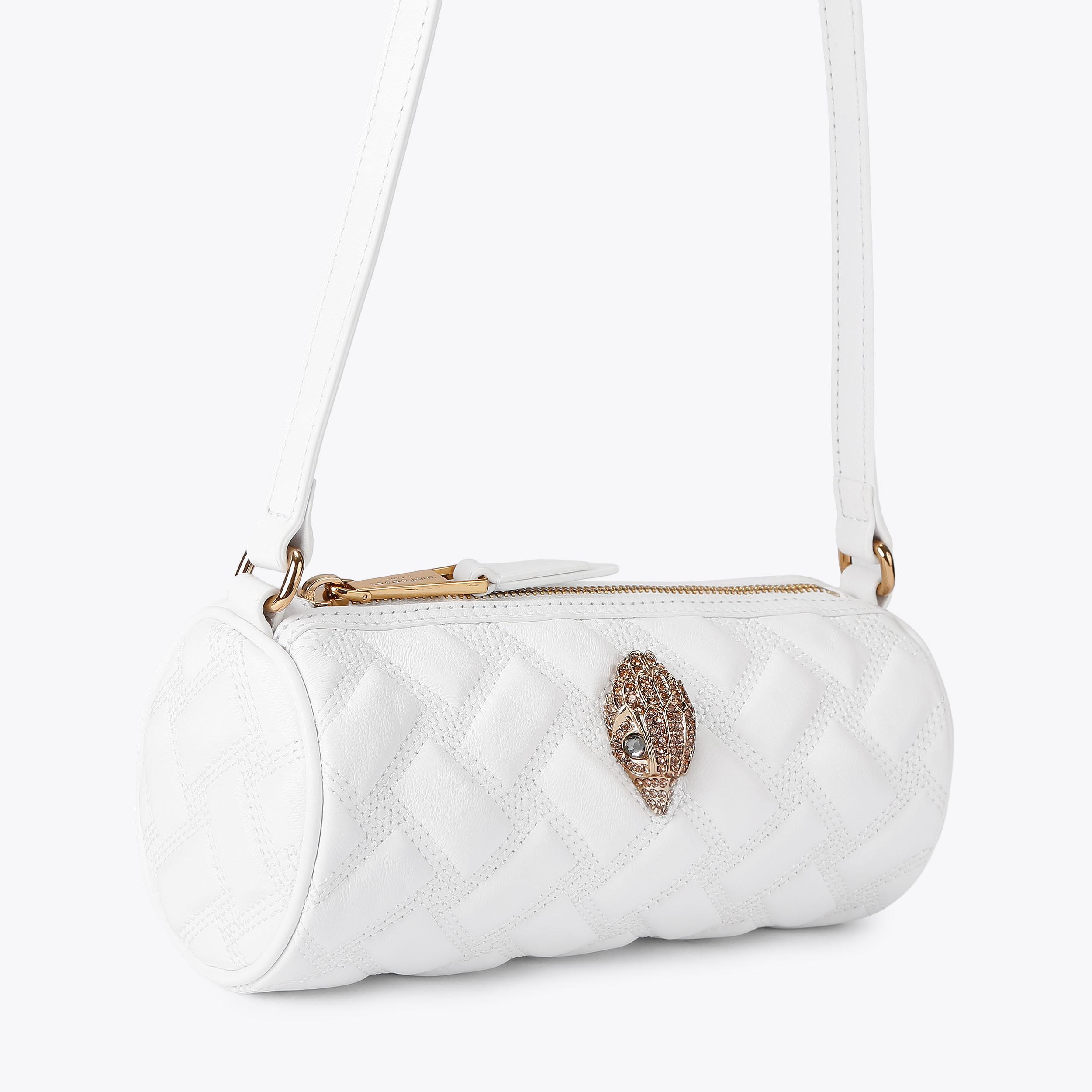 Kurt Geiger London Small Kensington Barrel Bag - White - view 3