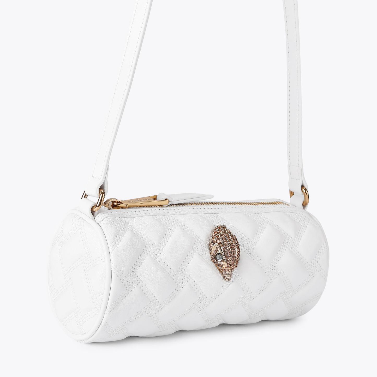 Kurt Geiger London Small Kensington Barrel Bag - White - view 3