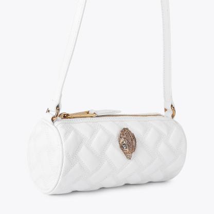 Kurt Geiger London Small Kensington Barrel Bag - White - view 3