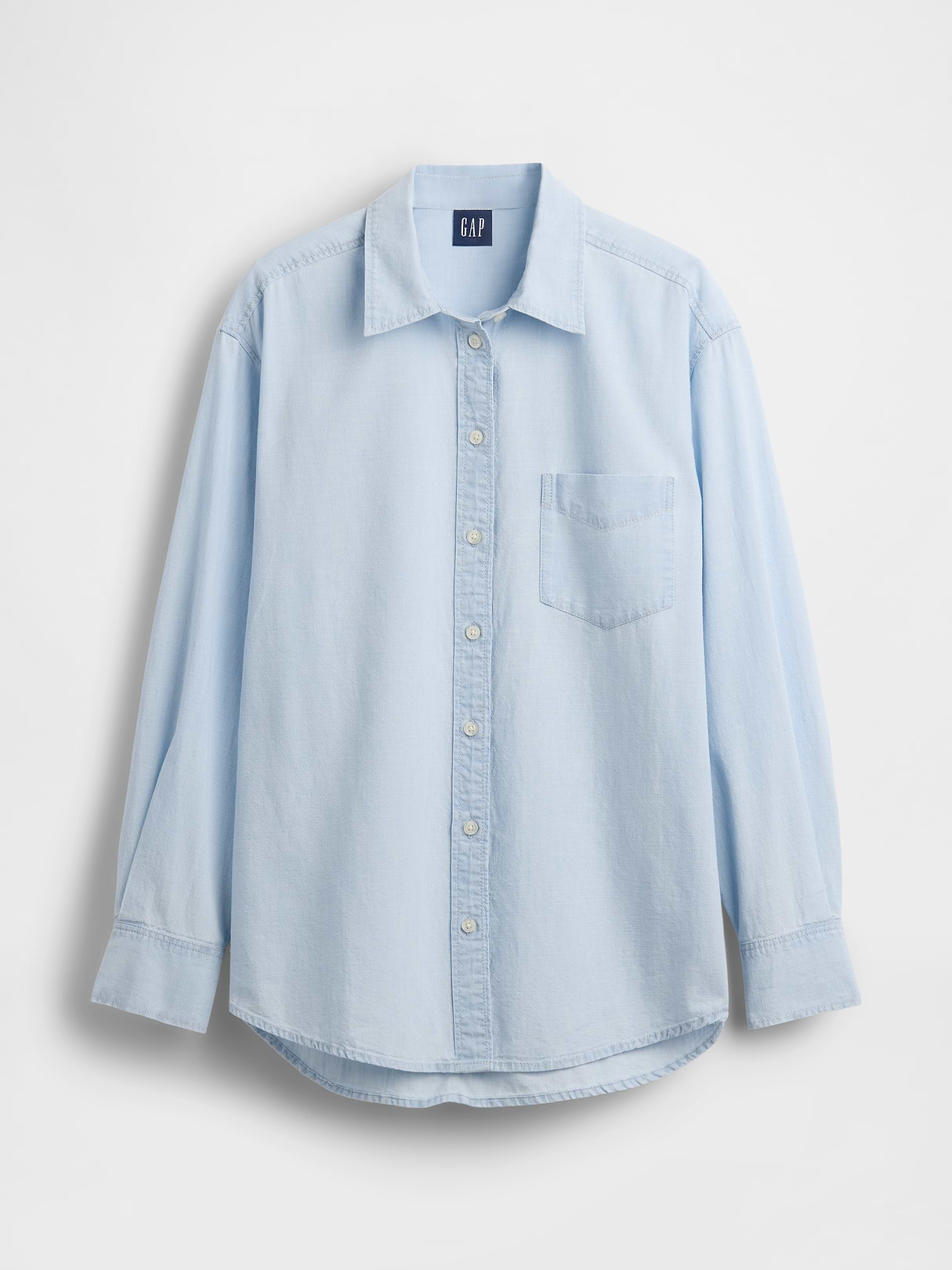 Denim Big Shirt - Light wash