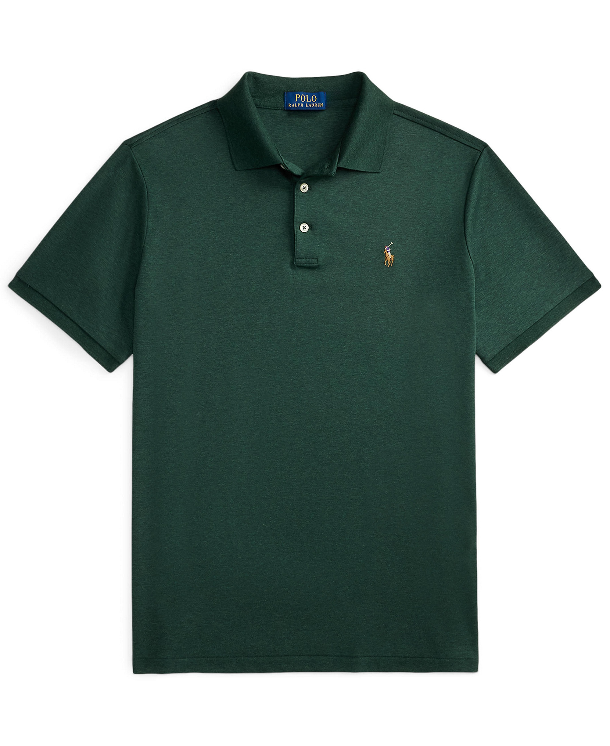Polo Ralph Lauren Men's Classic-Fit Soft Cotton Polo Shirt - Scotch Pine Heather