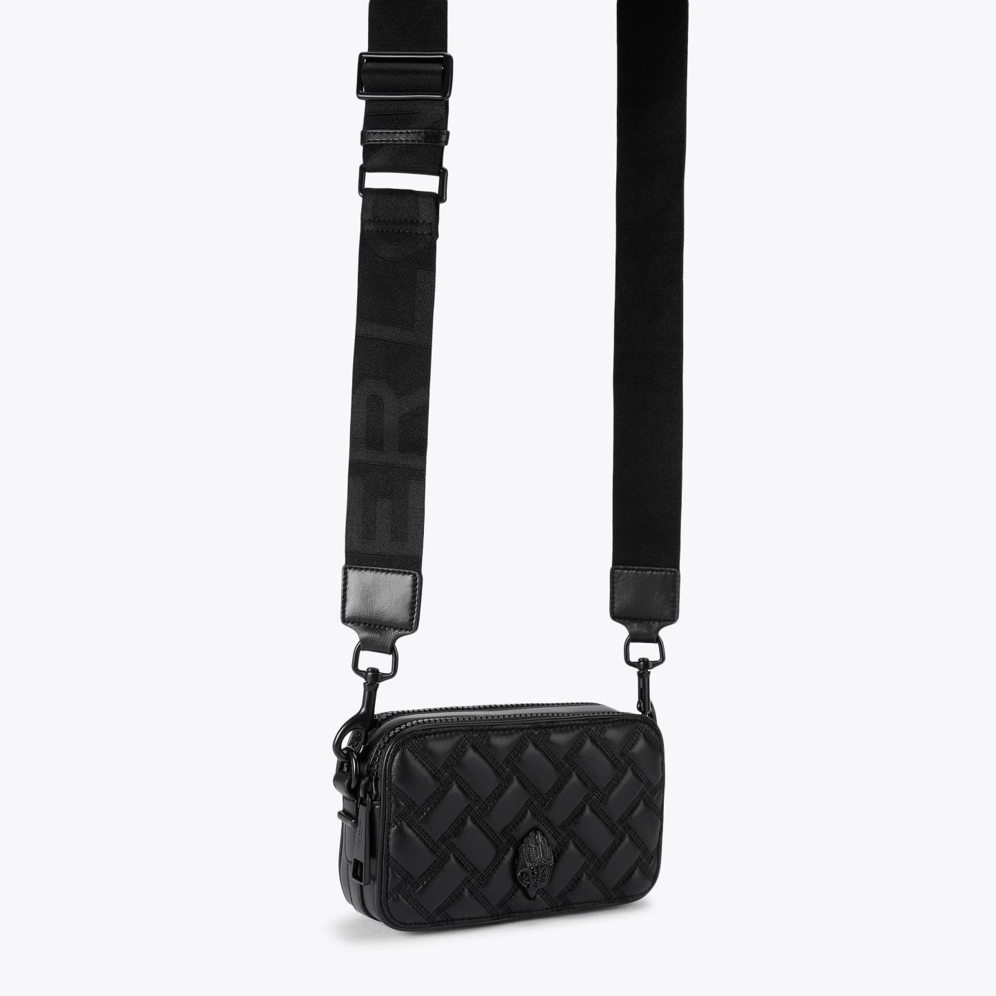 Kurt Geiger London Dual Zip Kensington Camera Bag - Black - view 3