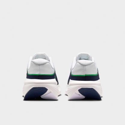 Men's Nithtke Downshifter 14 Running Shoes - White/Midnight Navy/Summit White/Green Spark - Back view