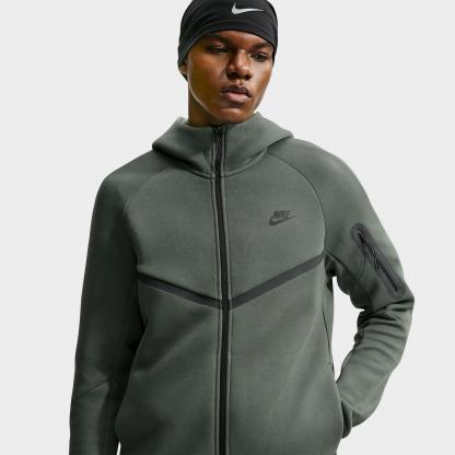 Men's Nithtke Tech Fleece Windrunner Full-Zip Hoodie - Part 1 - Camo Green/Black