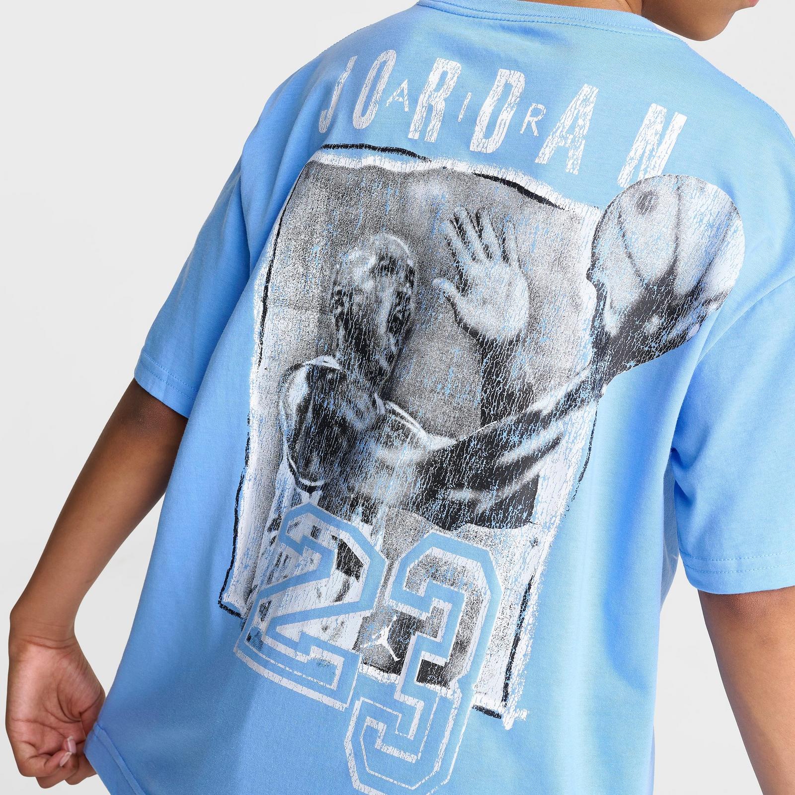 Big Kids' Jordan Vintage Layup Graphic T-Shirt - University Blue - view 6