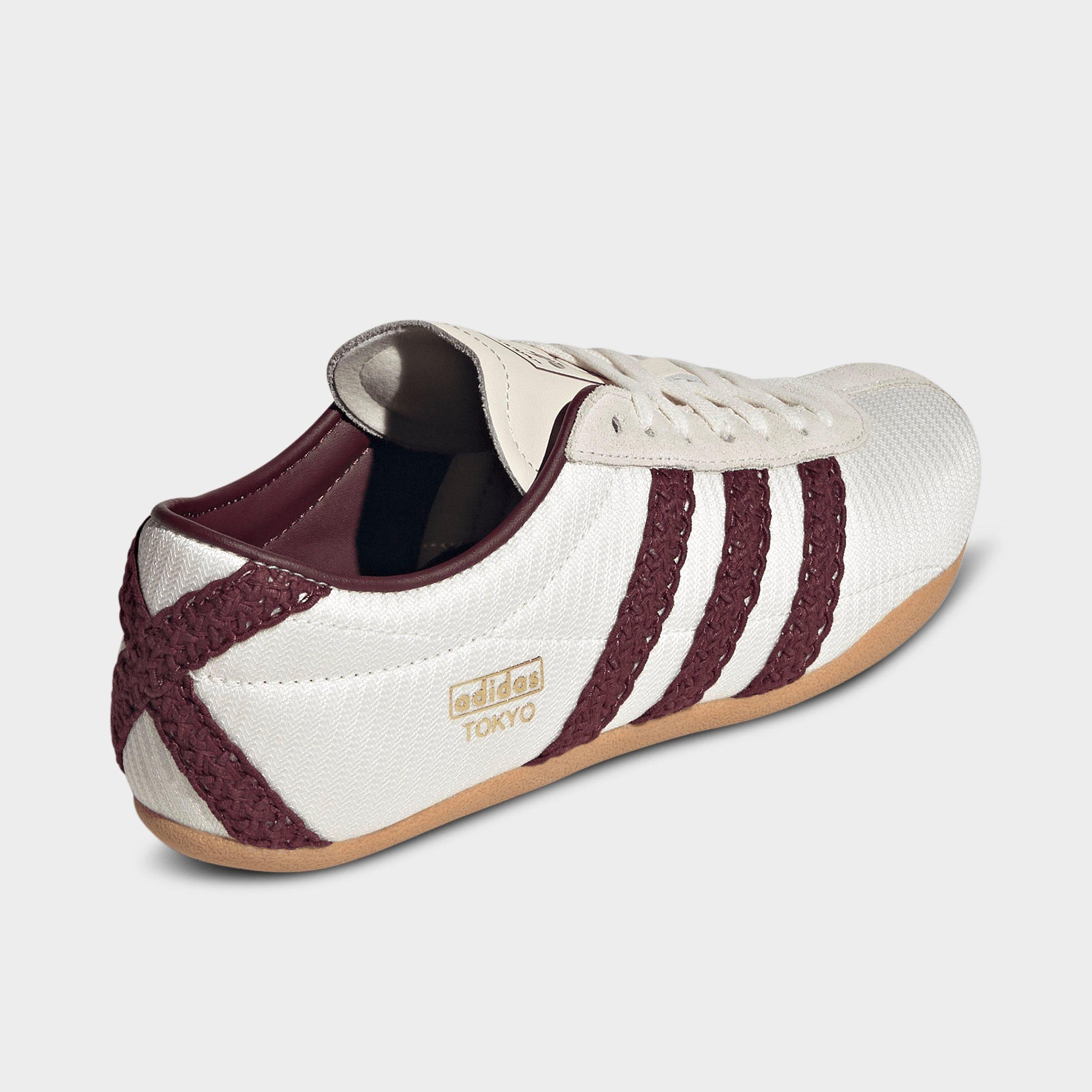 Women's adidas Originals Tokyo Casual Shoes - Part 2 - Off White/Maroon/Gum - Back view