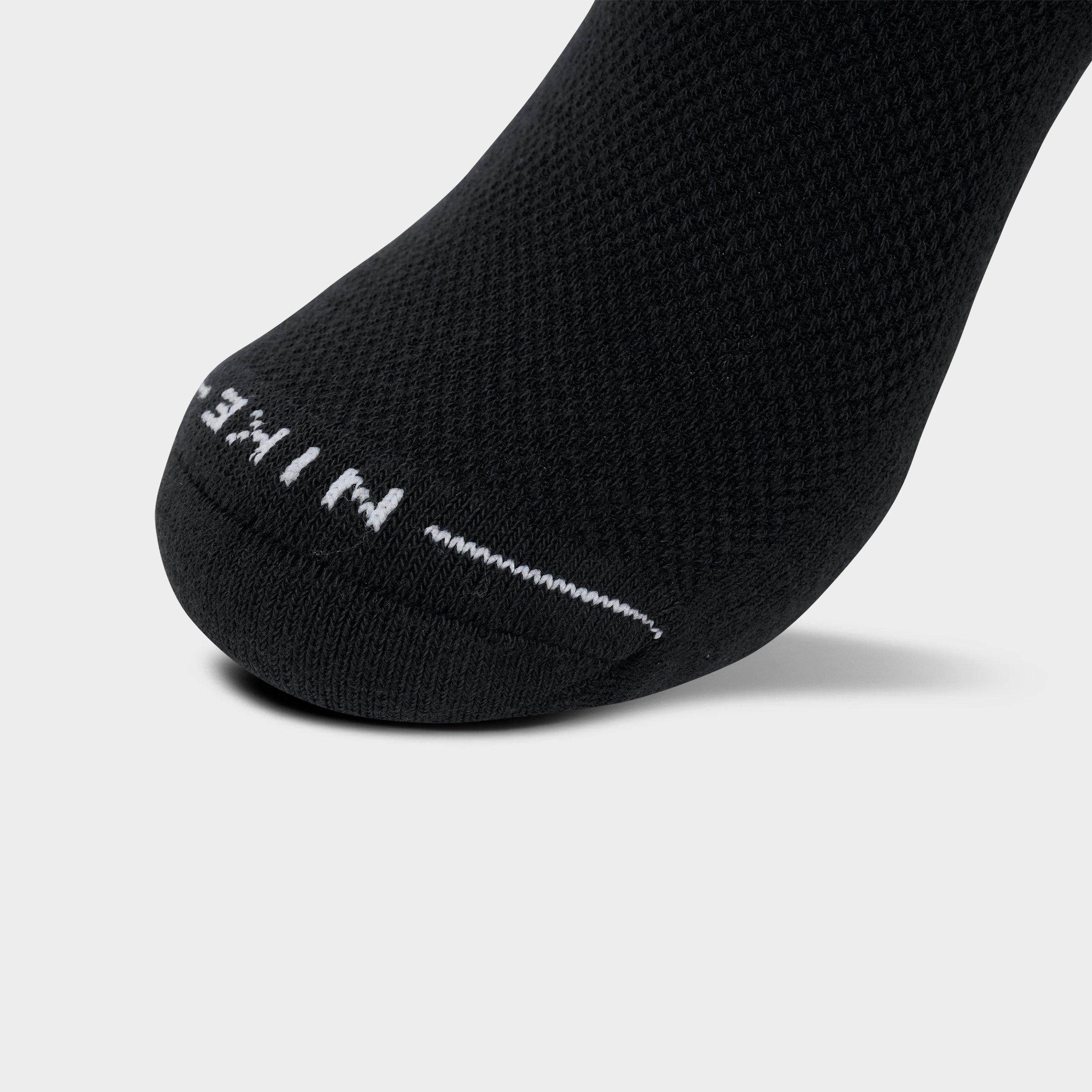 Nithtke Everyday Elevated Crew Socks (6-Pack) - Black/White