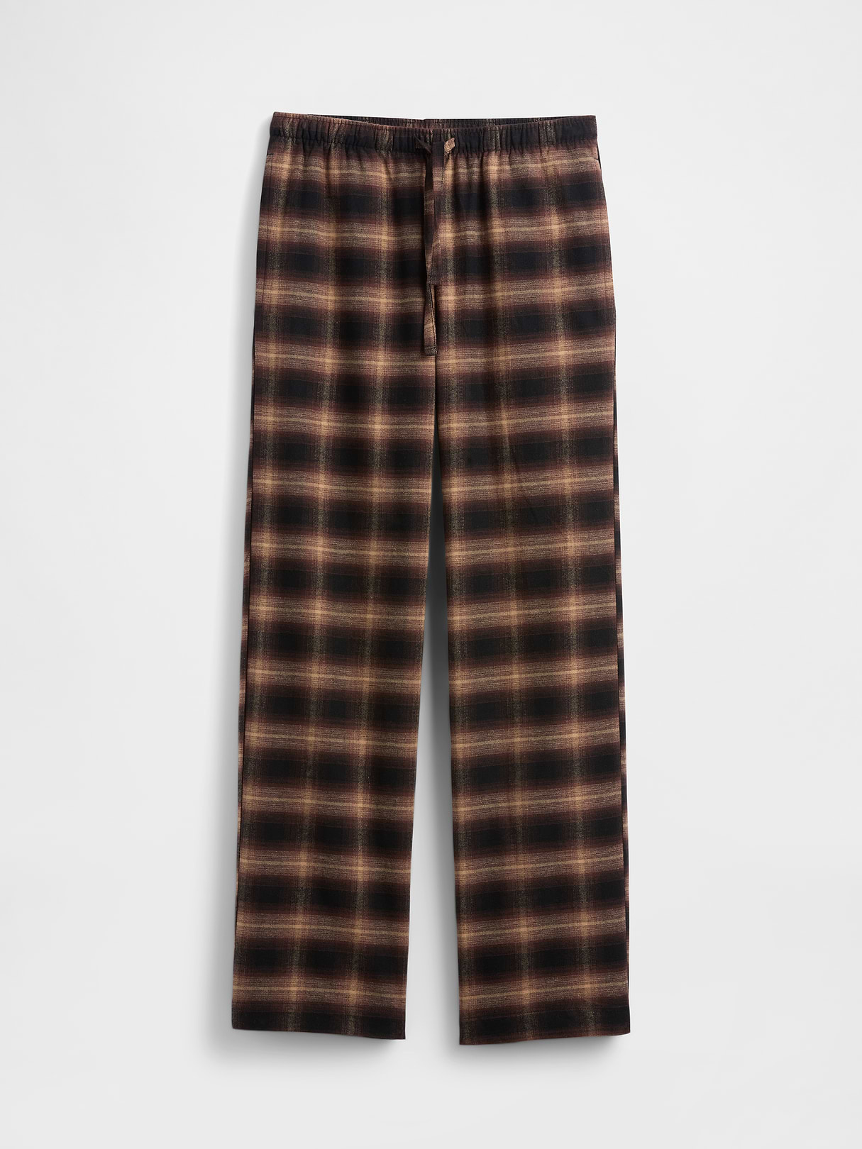 Adult Softest Flannel PJ Pants - Brown plaid