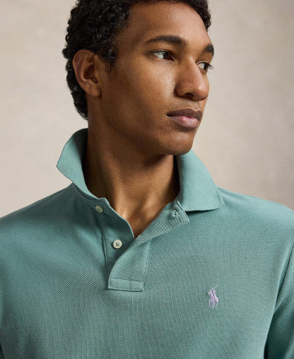 Polo Ralph Lauren Men's Classic-Fit Mesh Polo Shirt - Greenscape/C6125