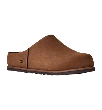 UGG® Men's Otzo Leather Clogs - Dark Chestnut