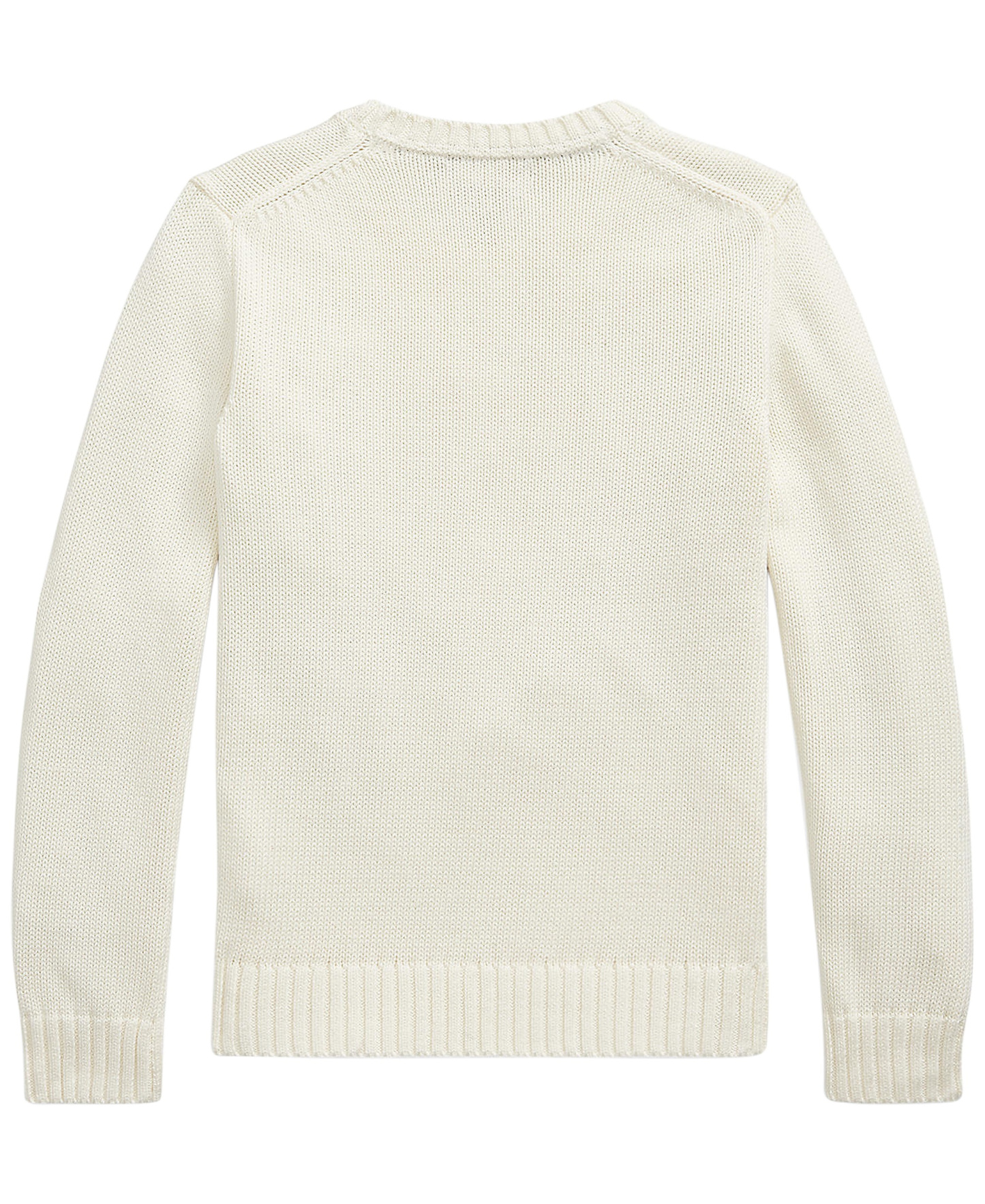 Polo Ralph Lauren Boys' 8-20 Cotton Crewneck Sweater - Clubhouse Cream