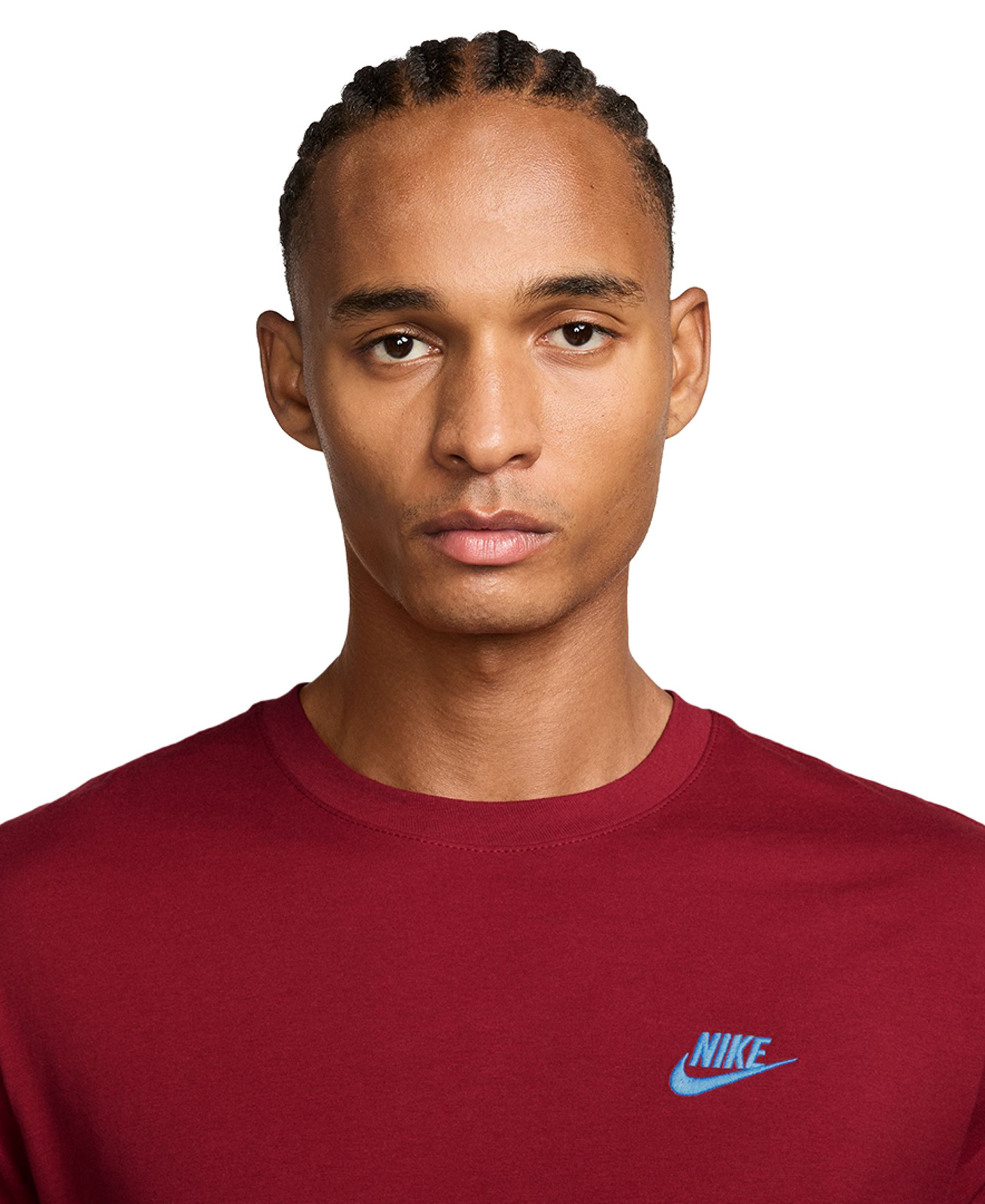Nike Men's Sportswear Club Long-Sleeve T-Shirt - Tough Red