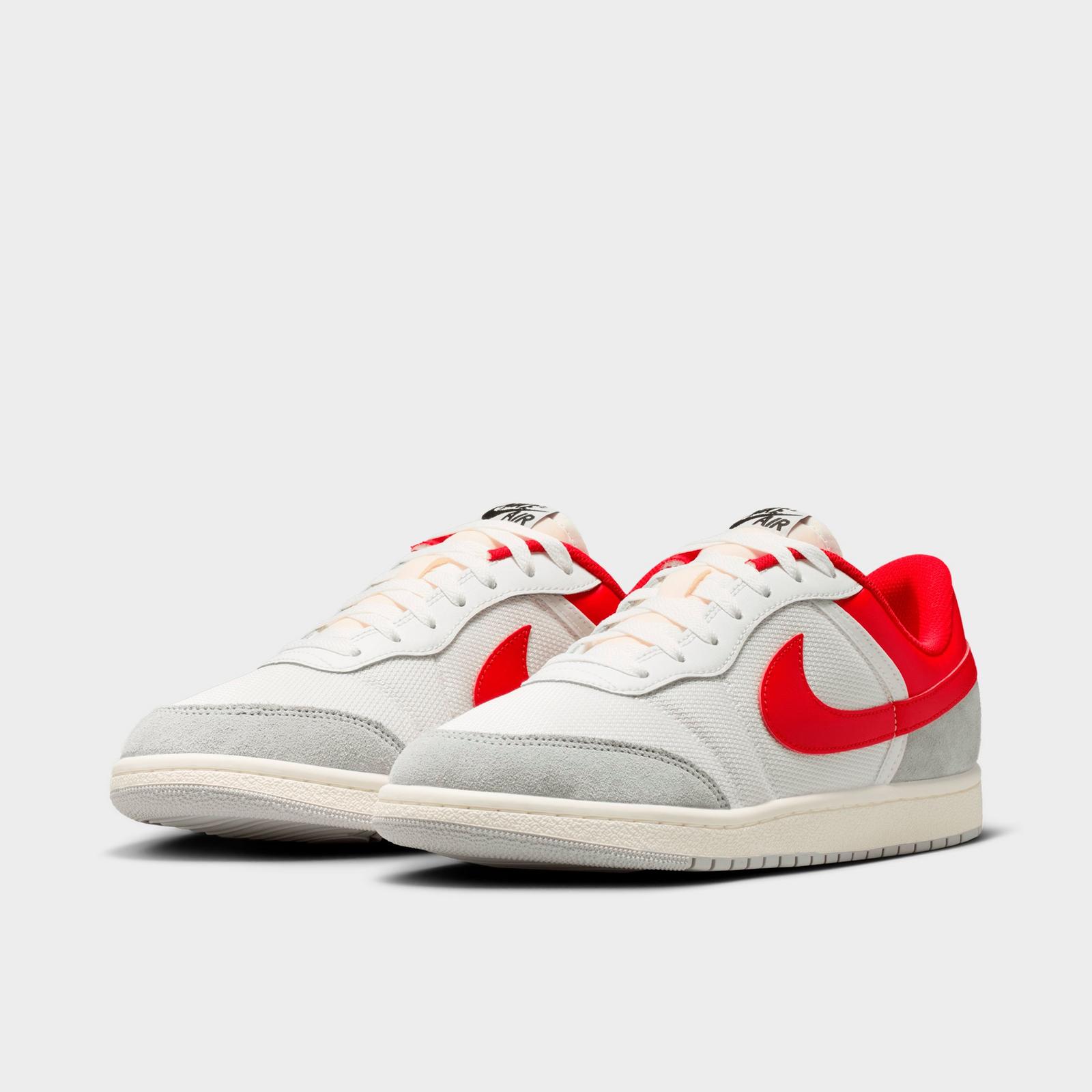 Men's Air Jordan Skyline Low Casual Shoes - Summit White/University Red/Light Smoke Grey/Black - view 2