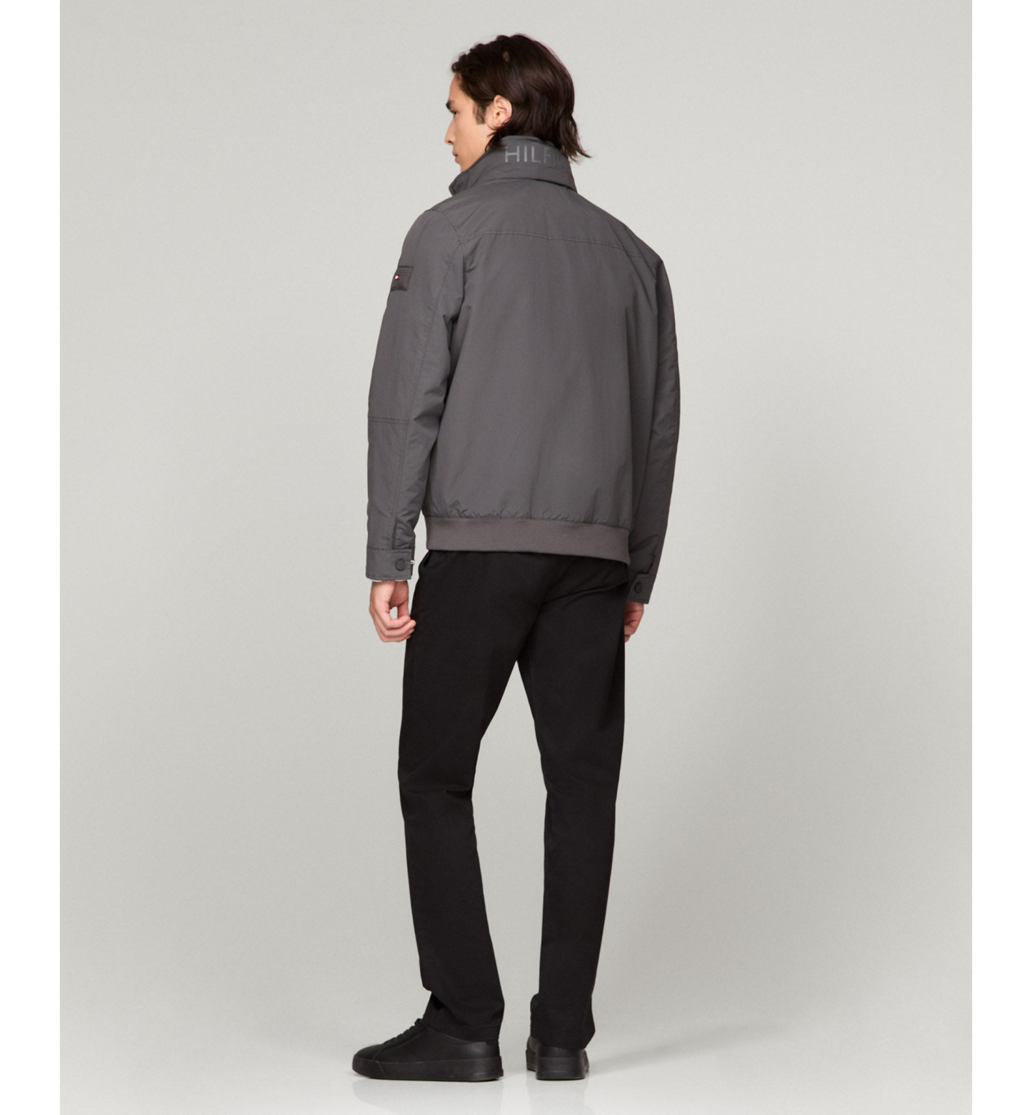 Tommy Hilfiger Men's Regatta Water Resistant Jacket - Grey Skies