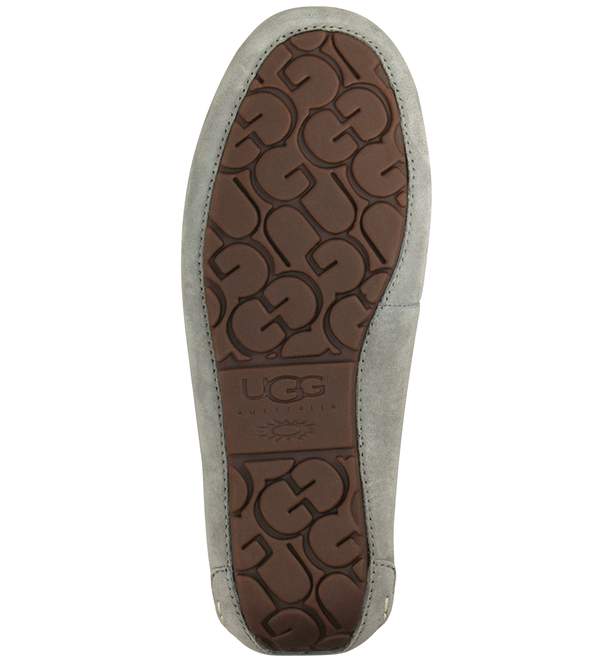 UGG® Women's Ansley Slip On Moccasin Slippers - Light Grey