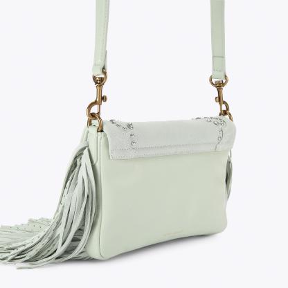 Kurt Geiger London Oxford Fringe Shoulder Bag - Green - view 4