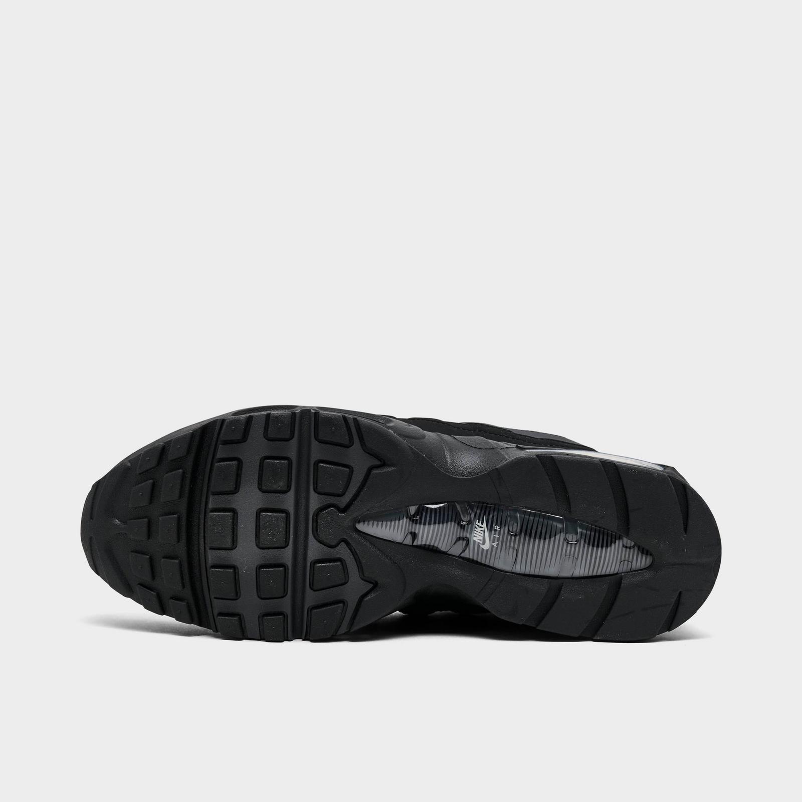 Men's Nike Air Max 95 Big Bubble Casual Shoes - Black/Lime Blast/Anthracite/Metallic Silver