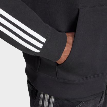 Men's adidas Originals adicolor Spacer Oversized Full-Zip Hoodie - Black - view 4