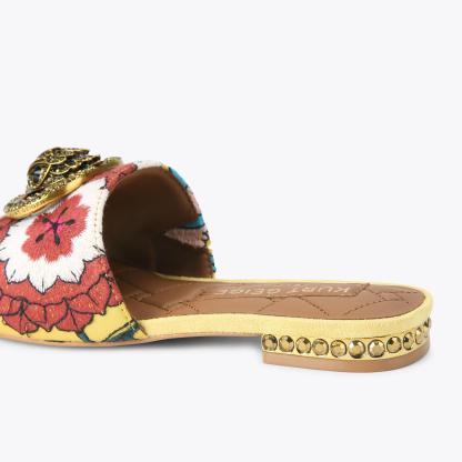 Kurt Geiger London Chelsea Flat Sandal - Yellow - view 4
