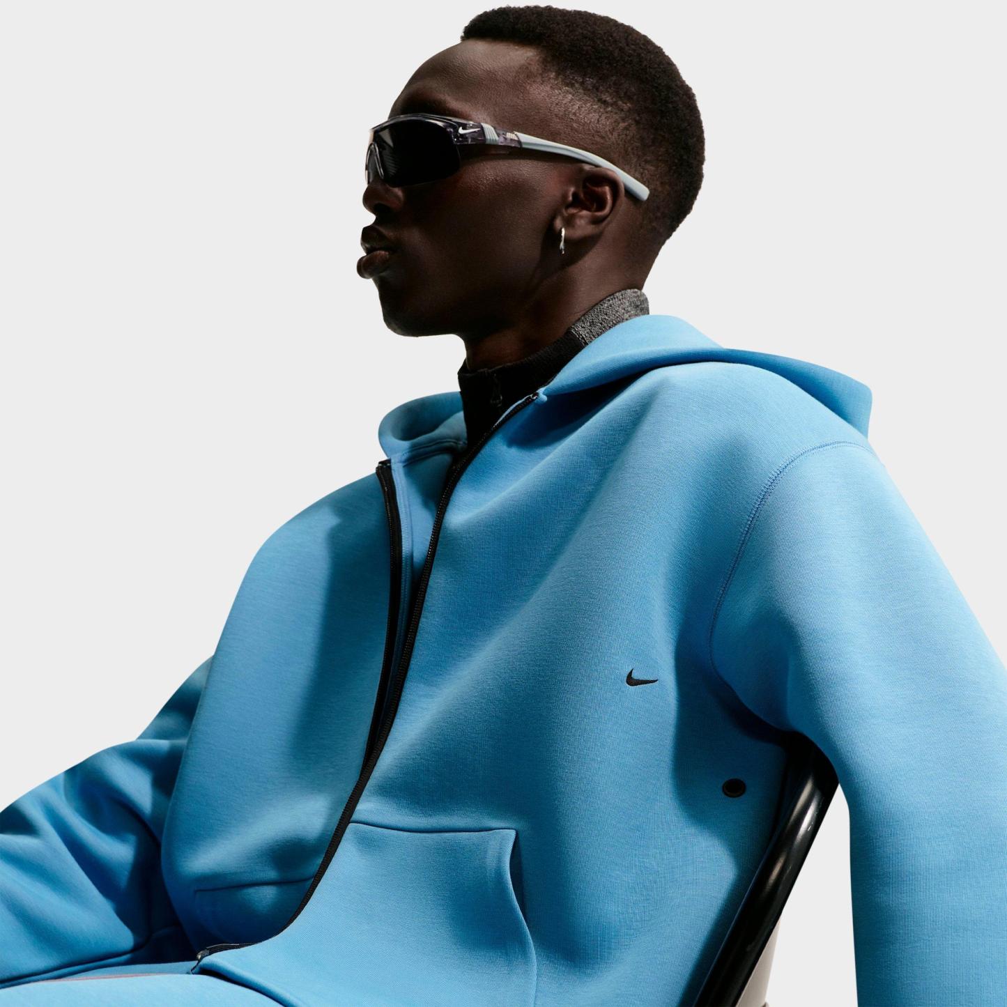 Men's Nithtke Tech Fleece Ergo Full-Zip Hoodie - Work Blue/Black