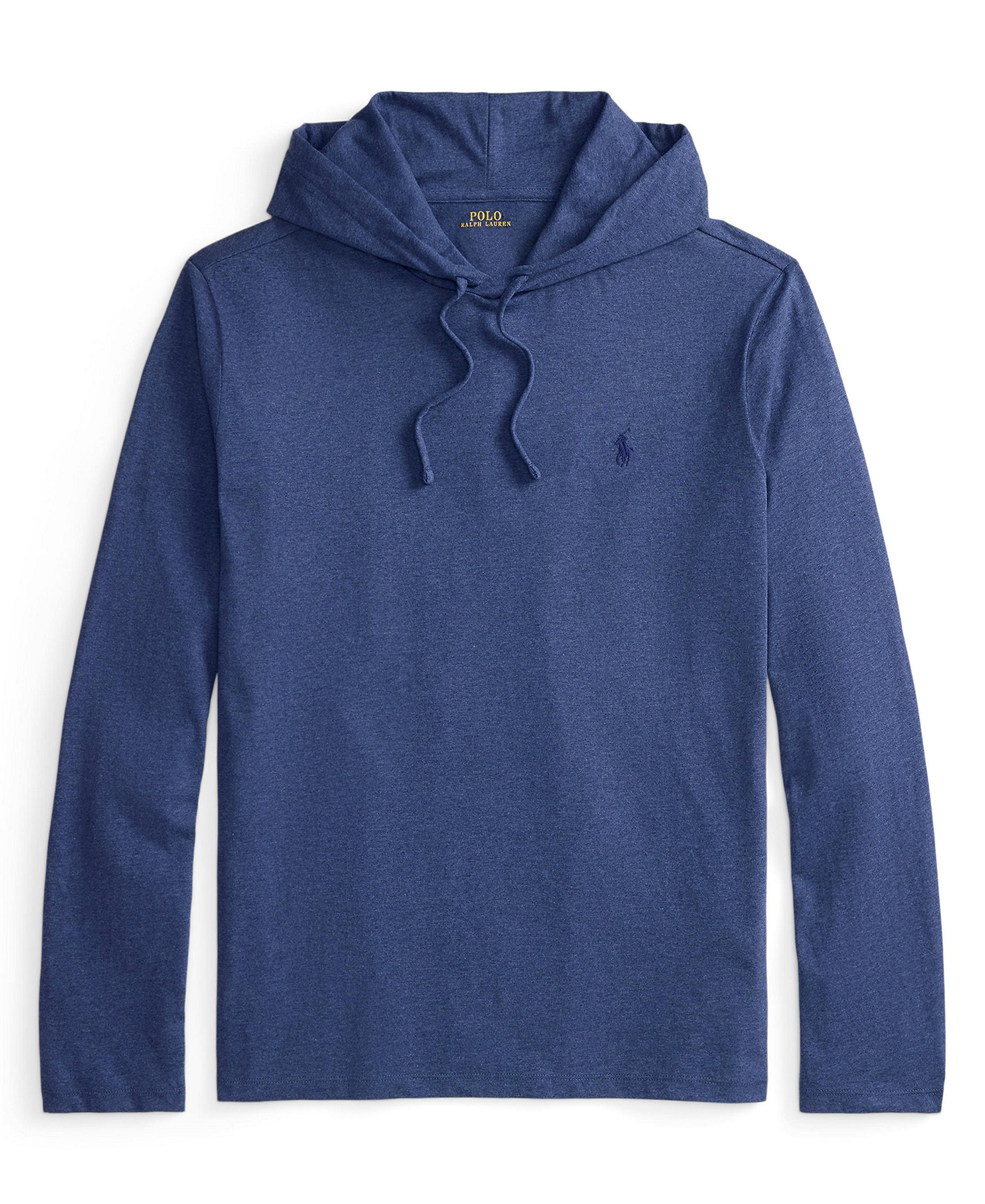 Polo Ralph Lauren Men's Hooded Jersey - Derby Blue Heather/C7988